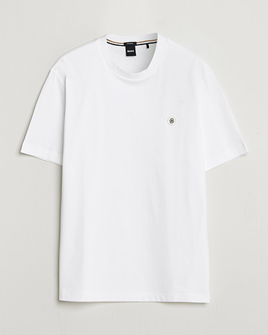 BOSS BLACK Taut Regular Fit T-Shirt White – Hvit