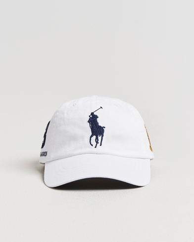 Polo Ralph Lauren Big Pony Twill Cap Ceramic White – Hvit