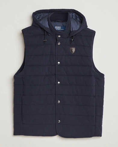 Polo Ralph Lauren Double Knitted Vest RL Navy – Blå