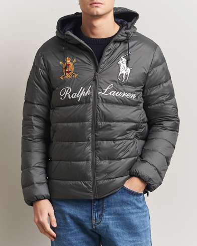 Polo Ralph Lauren Colden Snow Polo Hodded Jacket Charcoal Grey – Grå