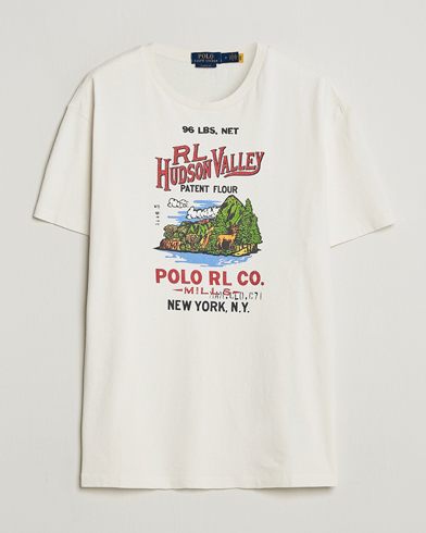 Polo Ralph Lauren Printed T-Shirt Nevis – Hvit