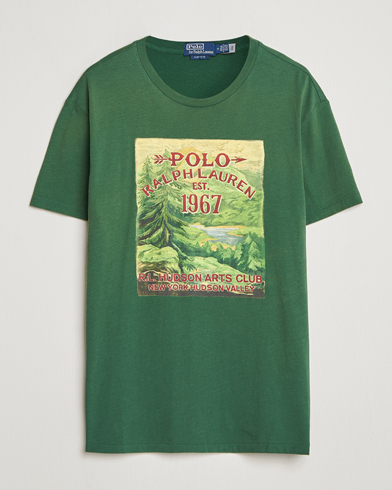 Polo Ralph Lauren Printed T-Shirt Grass Green – Grønn