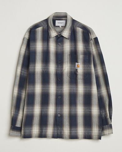 Carhartt WIP Harlin Checked Shirt Jupiter – Grå