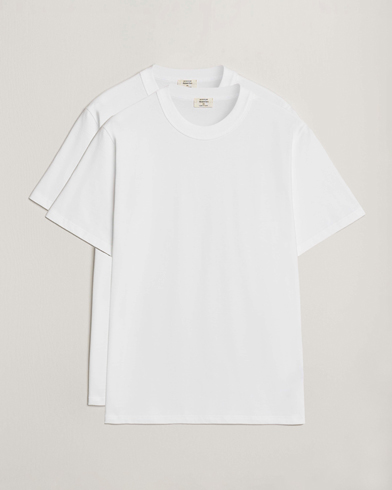 Armor Lux for Care of Carl 2-Pack Heritage Callac T-Shirt White/White – Hvit