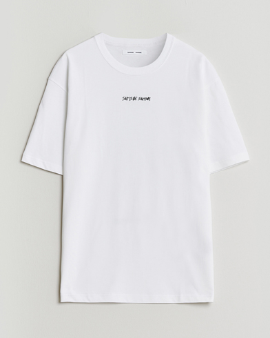Samsøe Samsøe Dinner Printed Crew Neck T-Shirt White – Hvit