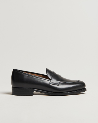 Oscar Jacobson Penny Loafers Black – Svart
