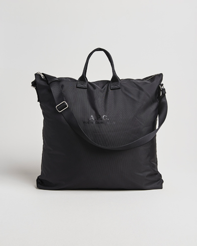 A.P.C. Backstage Nylon Cordura Tote Bag Black – Svart
