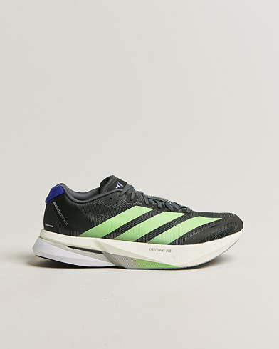 adidas Performance Adizero Boston 13 Black/Lime – Grønn