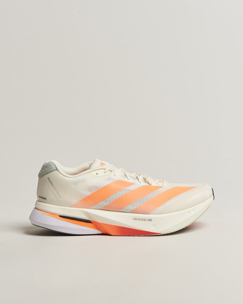 adidas Performance Adizero Boston 13 White/Orange – Hvit