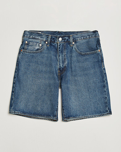 Levi's 468 Loose Denim Shorts Picnic And Friends – Blå