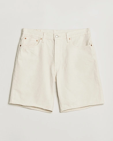 Levi's 468 Loose Denim Shorts Ecru Bone – Hvit
