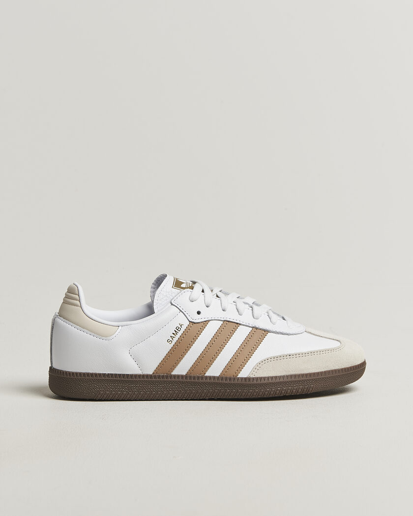 adidas Originals Samba OG Sneaker White/Brown – Hvit