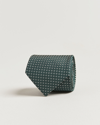 Brioni Microstructure Silk Tie Green – Grønn