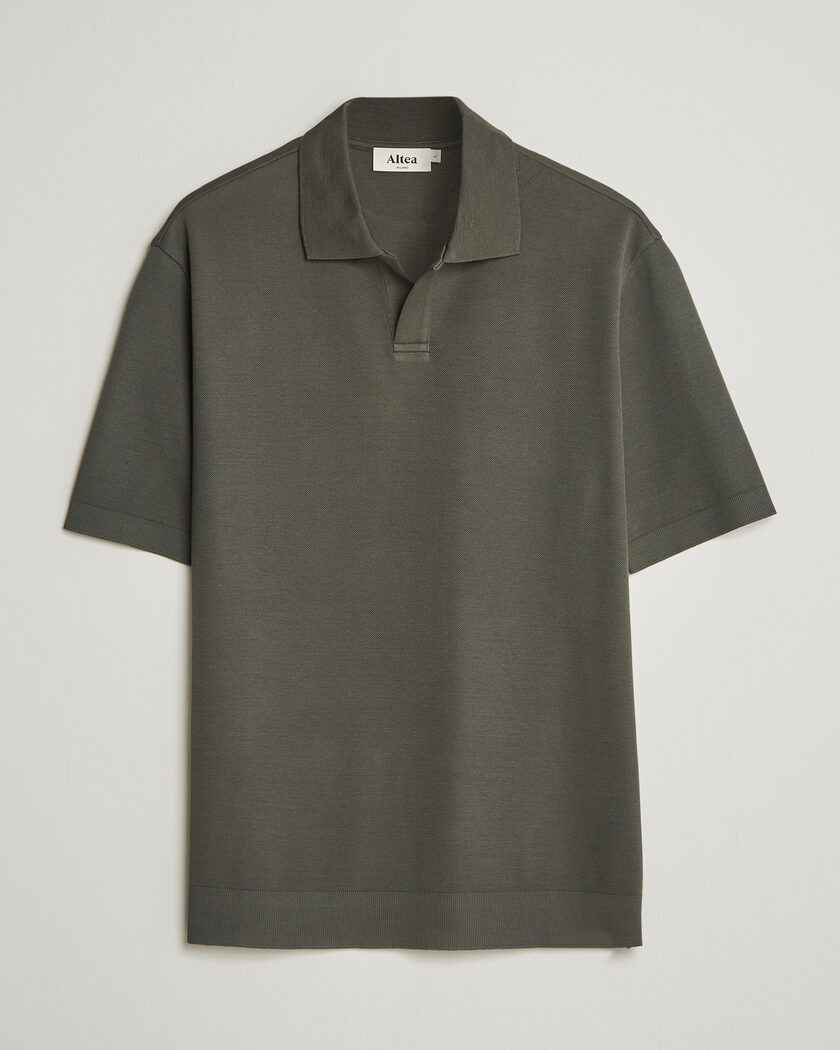 Altea Jersey Piquet Polo Dark Green – Grønn