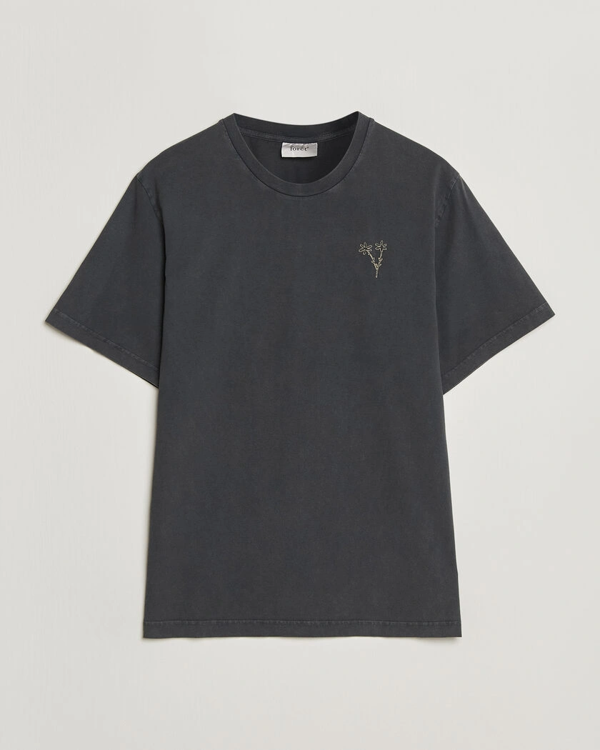 Forét Bouquet T-Shirt Washed Black – Grå