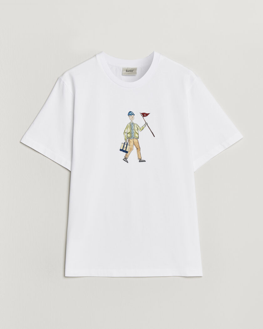 Forét Patrol T-Shirt White – Hvit