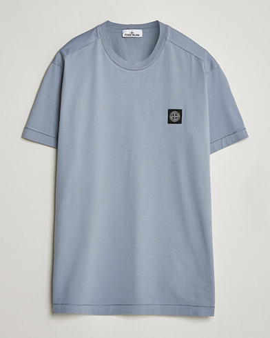Stone Island Garment Dyed Cotton Jersey T-Shirt Dark Blue – Blå