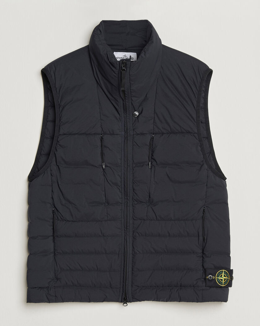 Stone Island Nylon Down Vest Navy – Blå