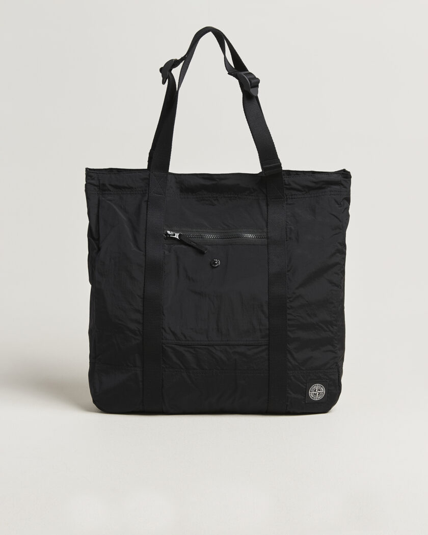 Stone Island Nylon Tote Bag Black – Svart