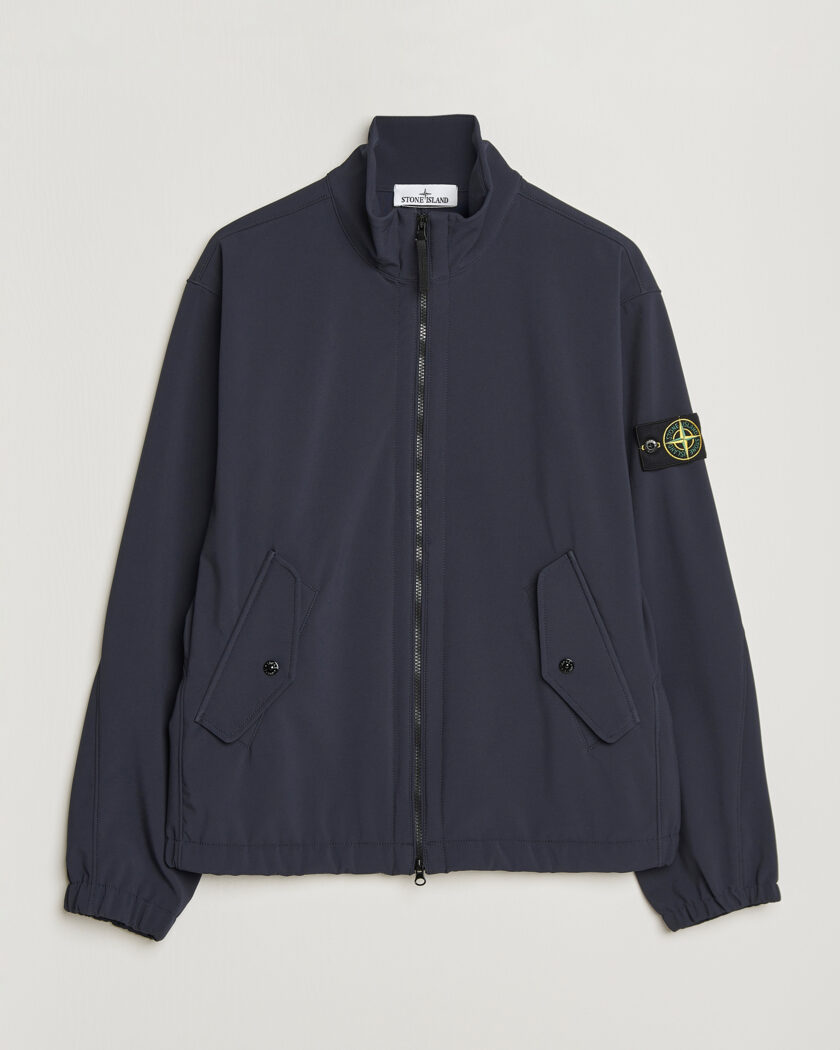 Stone Island Ghost Piece O-Ventile Jacket Navy Blue hos CareOfCarl.no