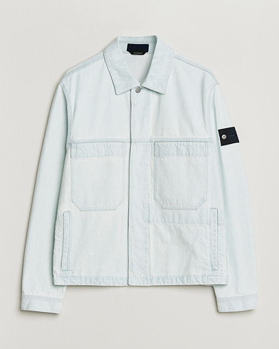 Stone Island Denim Jacket Ultra Bleached – Blå