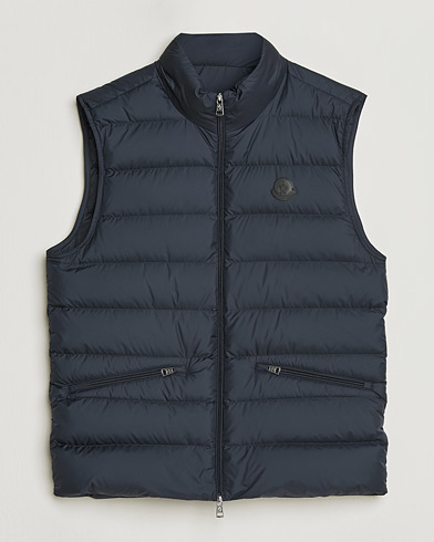 Moncler Lechtal Down Vest Navy – Blå