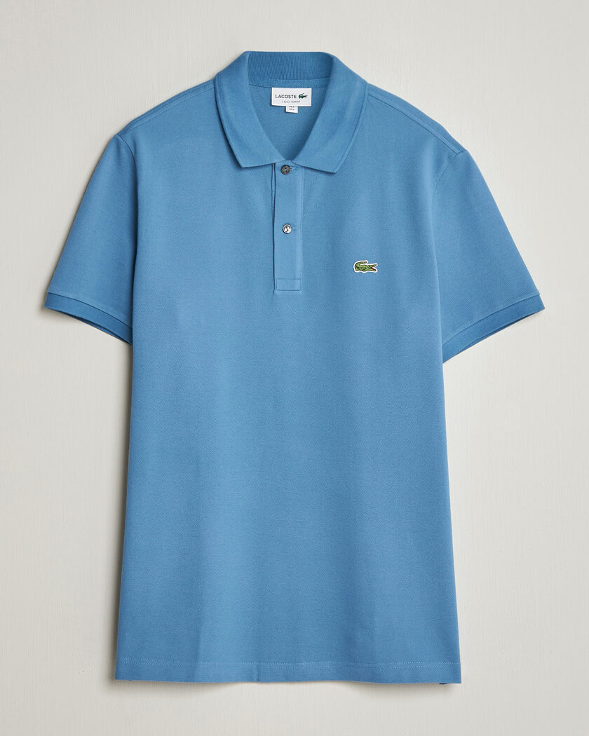 Lacoste Slim Fit Polo Piké Abyss Blue – Blå