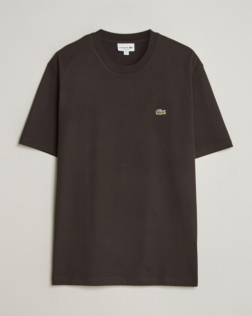 Lacoste Crew Neck T-Shirt Buffle Brown – Brun