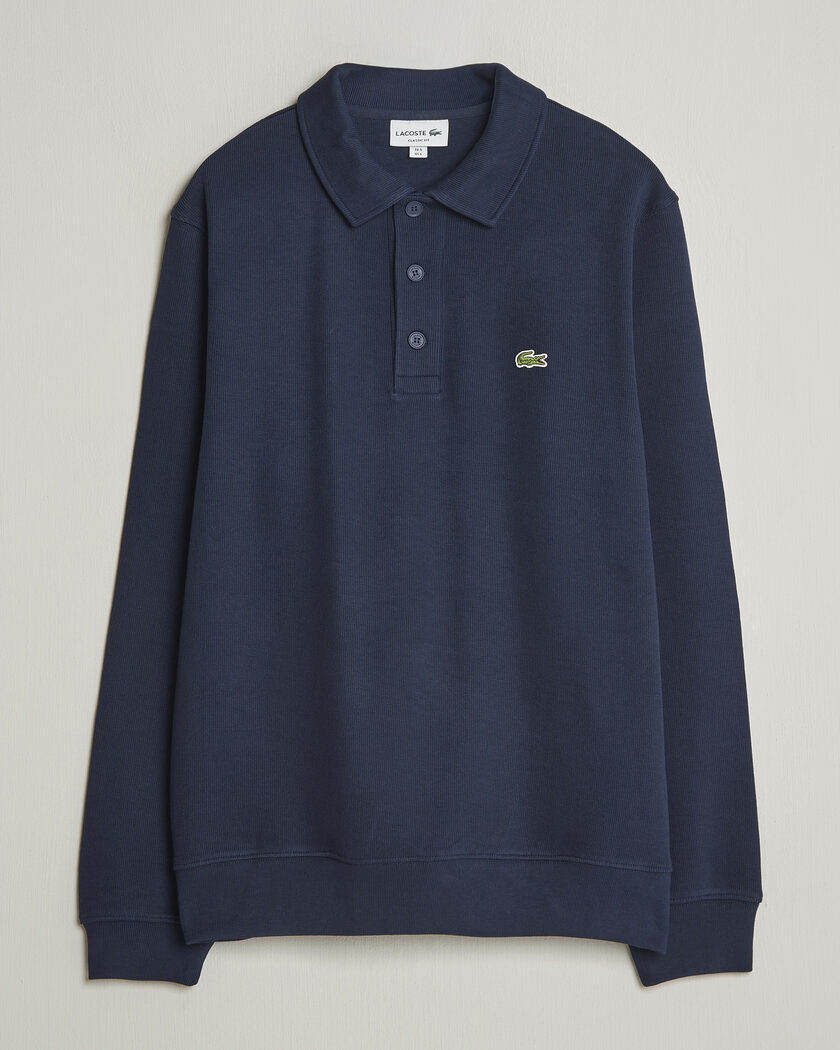 Lacoste Polo Sweater Navy Blue – Blå