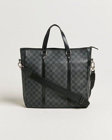 Louis Vuitton Pre-Owned Tadao Tote Bag Damier Graphite – Grå