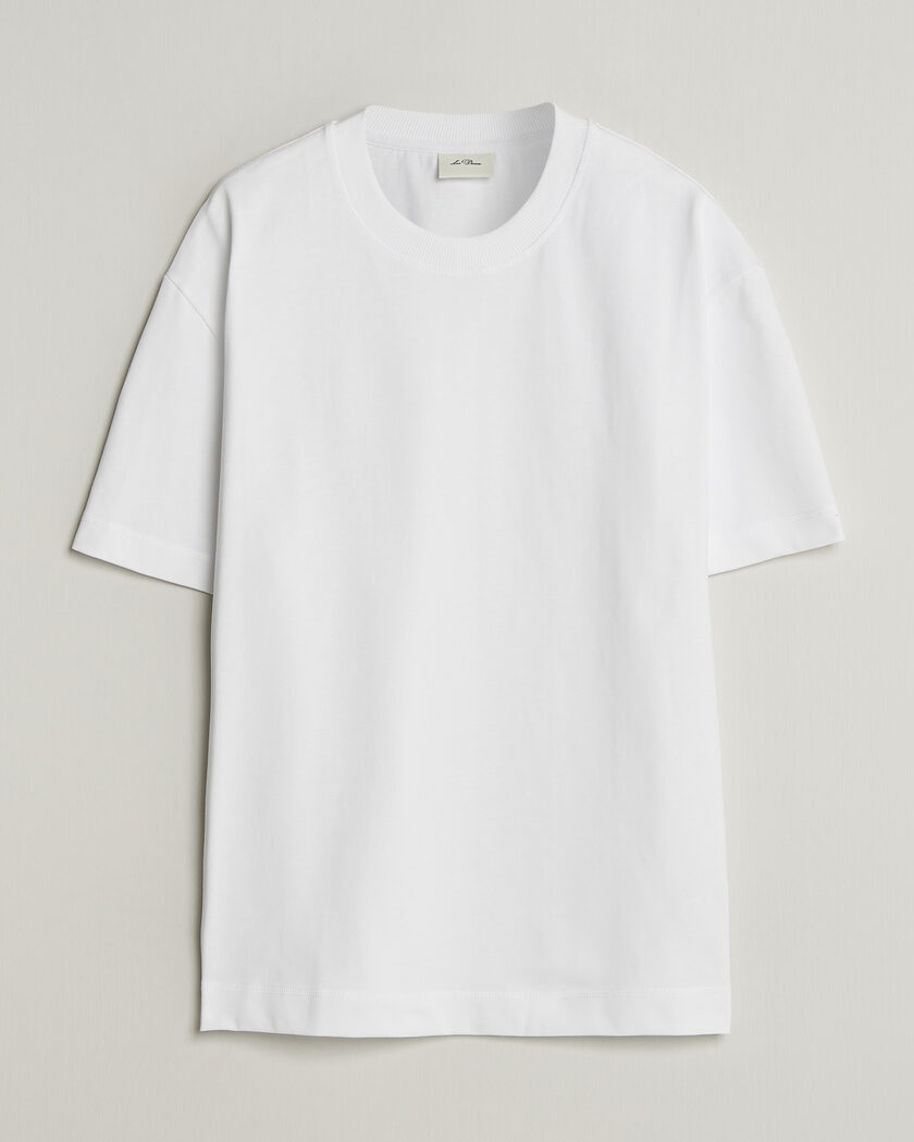 LES DEUX Carl Heavyweight T-Shirt White – Hvit