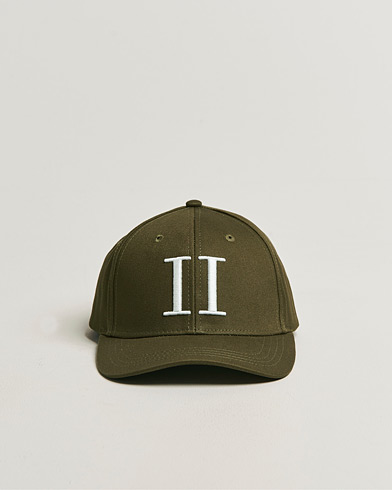 LES DEUX Encore Organic Baseball Cap Olive Night – Grønn