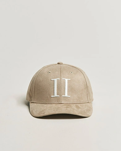 LES DEUX Encore Suede Baseball Cap Dark Sand – Beige