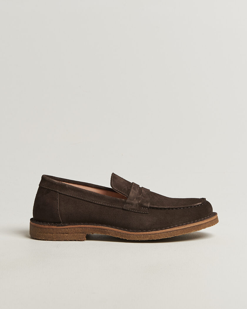 Astorflex Mokaflex Loafers Dark Brown Suede – Brun