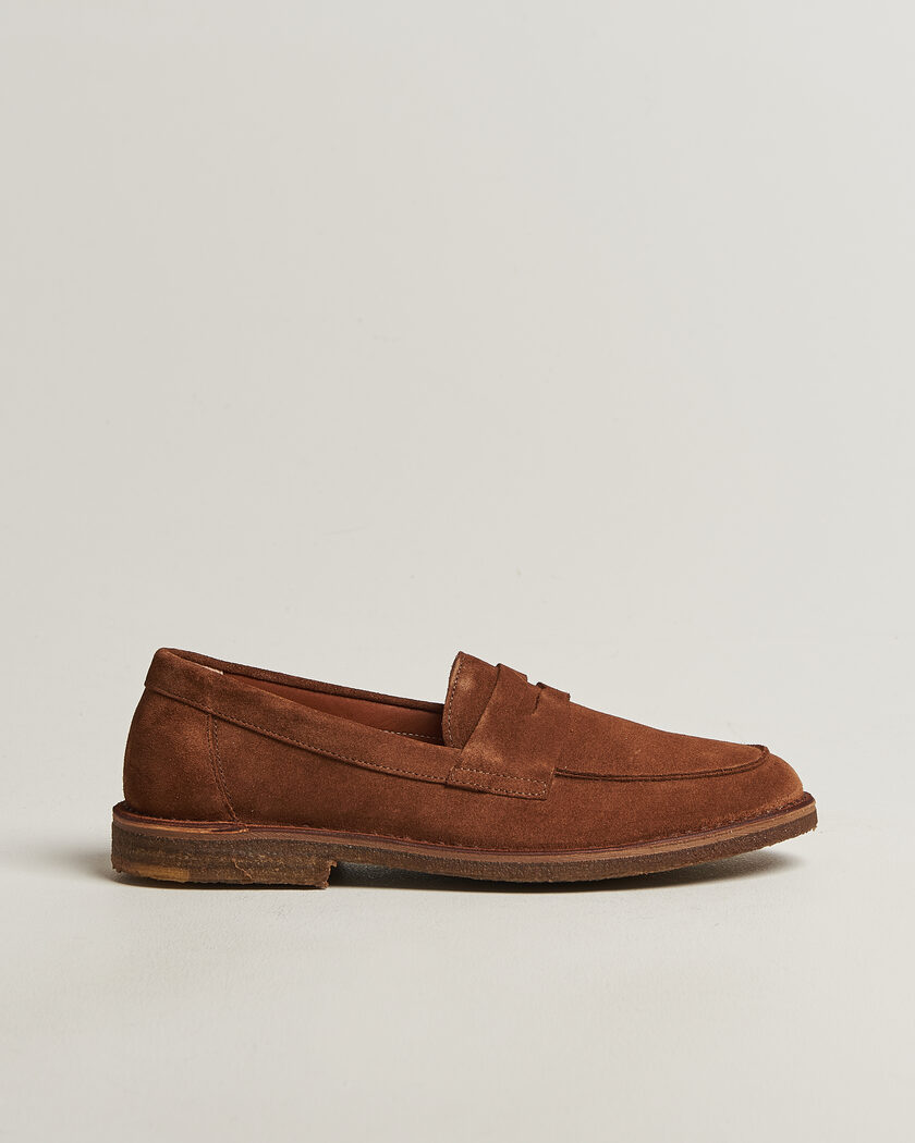 Astorflex Sadelflex Loafers Brown Suede – Brun