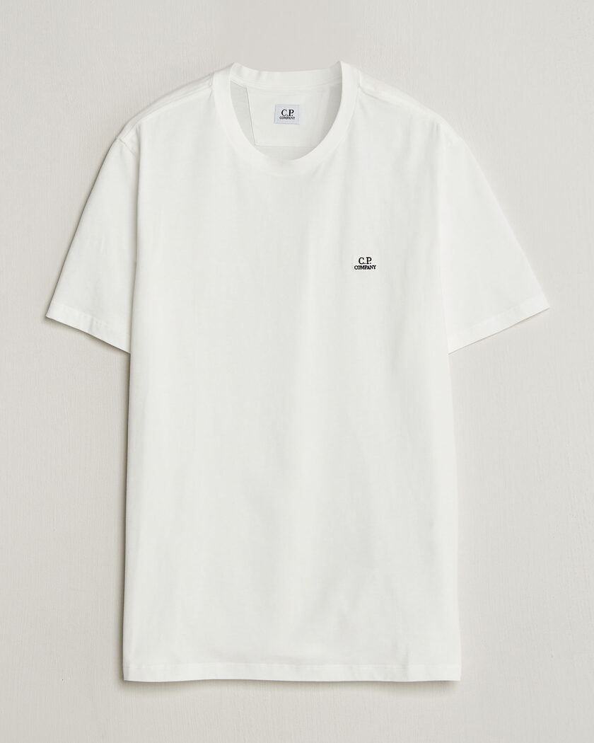 C.P. Company Short Sleeve Small Logo T-Shirt White – Hvit