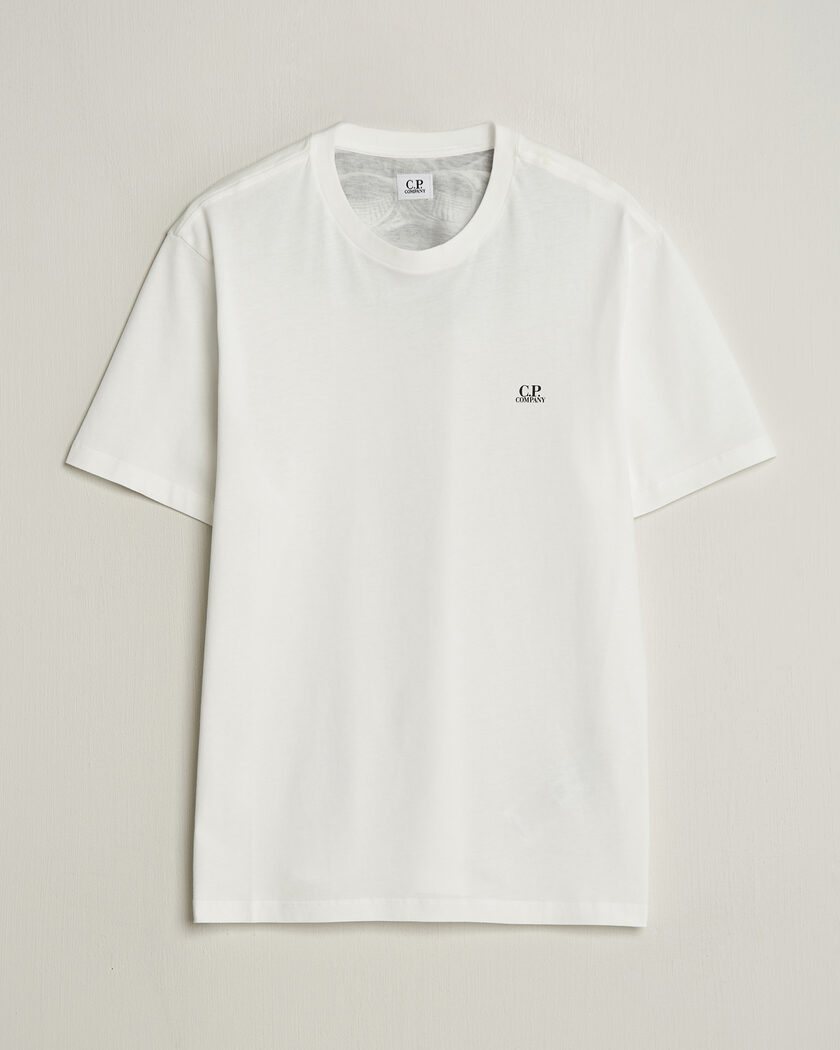 C.P. Company Short Sleeve Back Print T-Shirt White – Hvit
