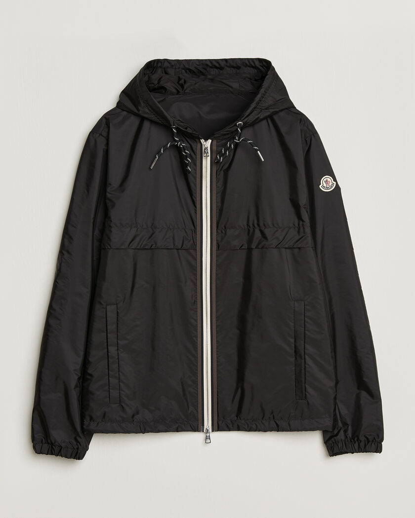 Moncler Grimpeurs Hooded Jacket Black hos CareOfCarl.no
