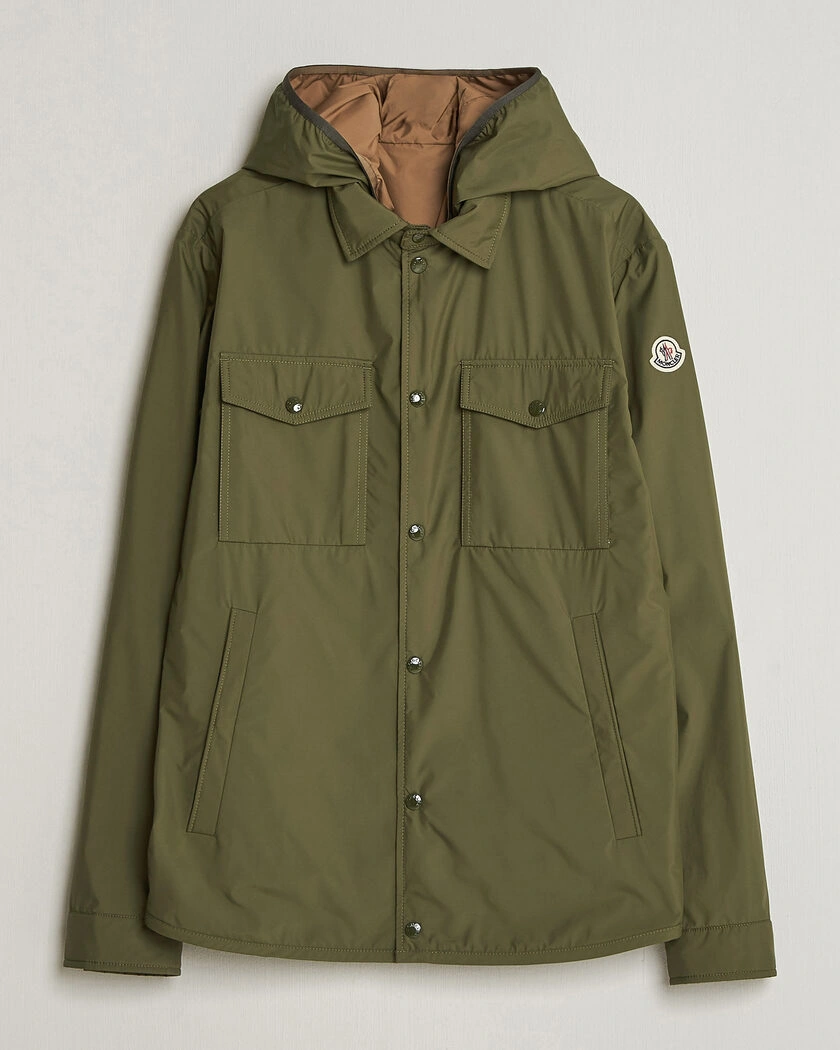 Moncler Chirano Shirt Jacket Military – Grønn