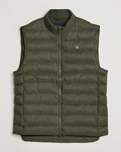 Morris Norfolk Liner Vest Olive – Grønn