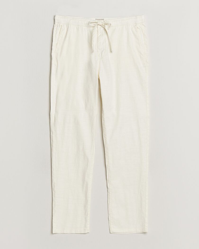 Morris Fenix Linen Trousers Off White – Hvit