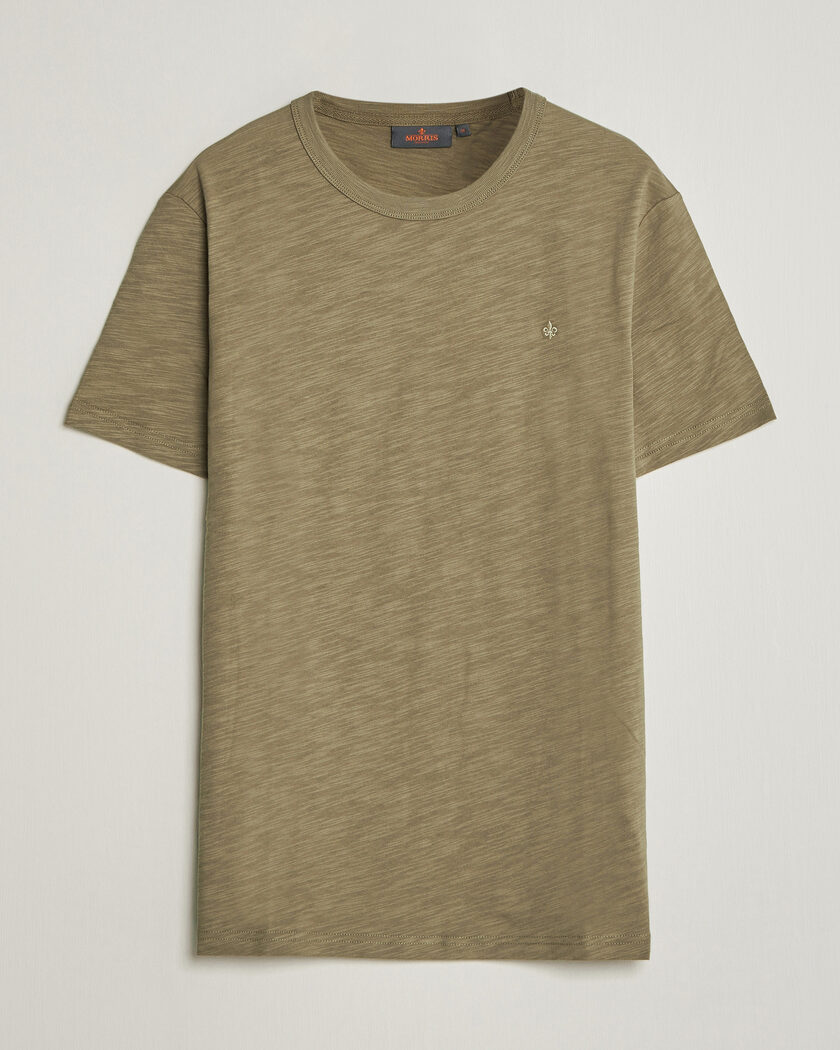 Morris Watson Slub T-Shirt Olive – Grønn