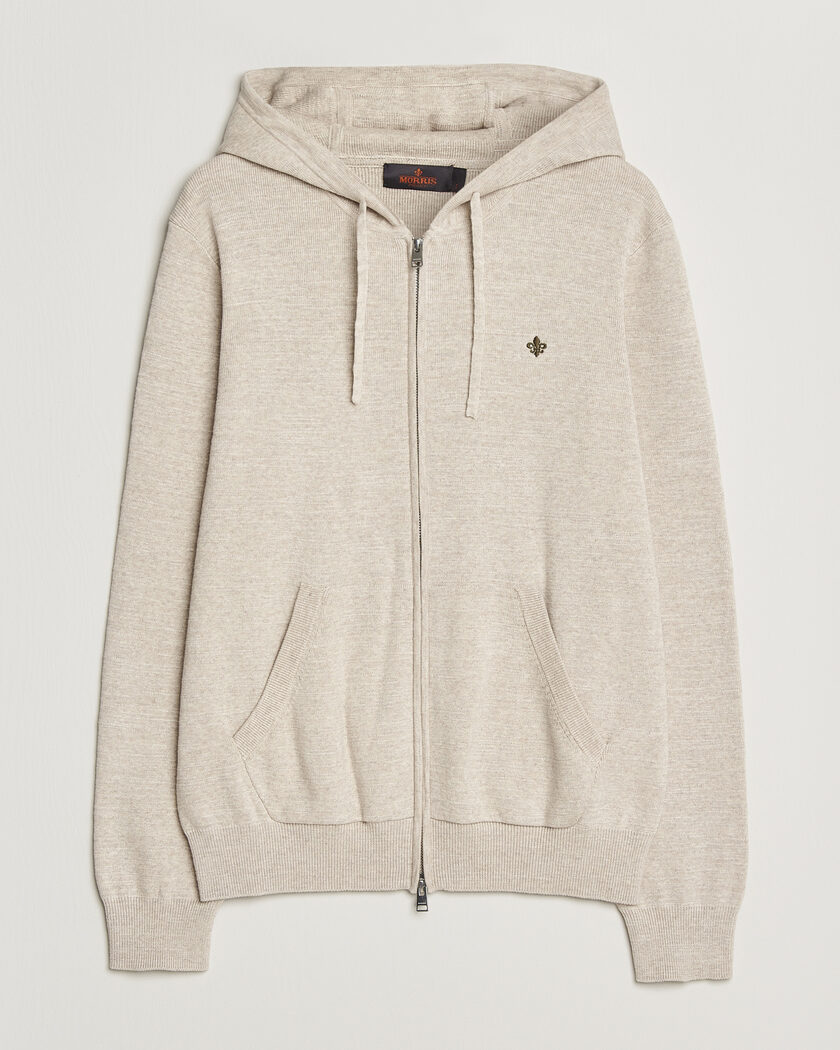 Morris Randall Full-Zip Hoodie Khaki – Beige