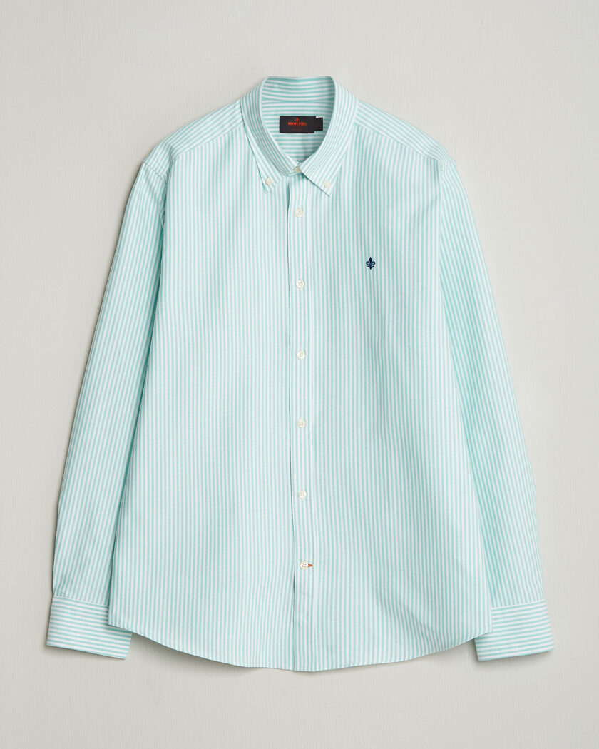  Morris Douglas Striped Oxford Shirt Green – Grønn