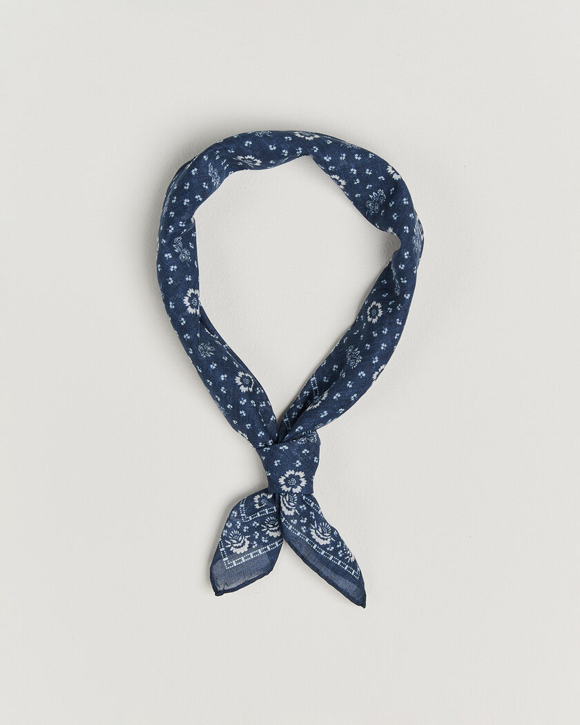 Morris Bandana Navy – Blå