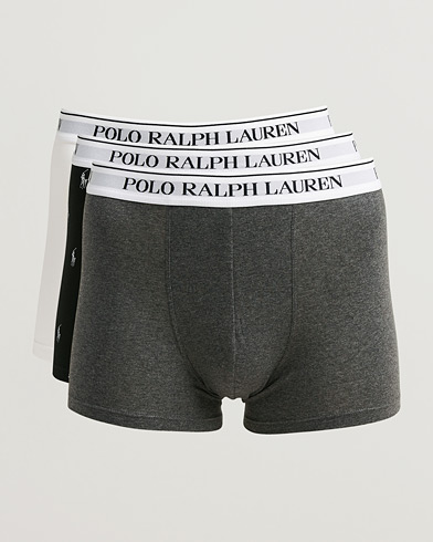 Polo Ralph Lauren 3-Pack Trunk White/Grey/Black – Flerfarget