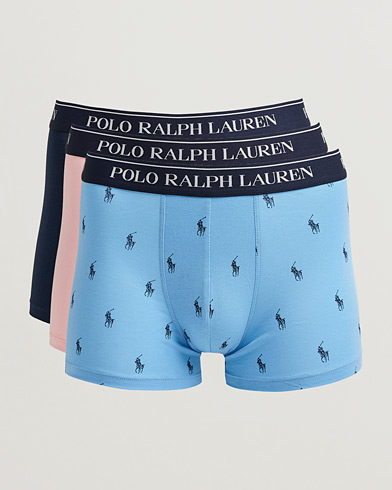 Polo Ralph Lauren 3-Pack Trunk Navy/Pink/Blue – Flerfarget
