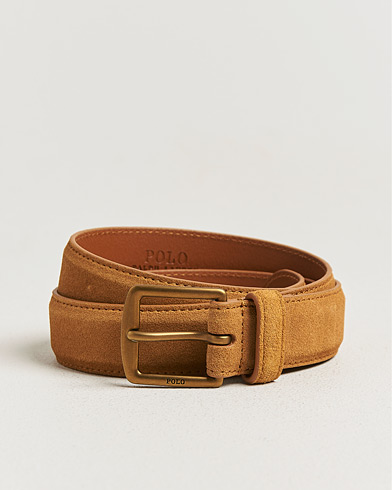 Polo Ralph Lauren Suede Belt Tan – Beige