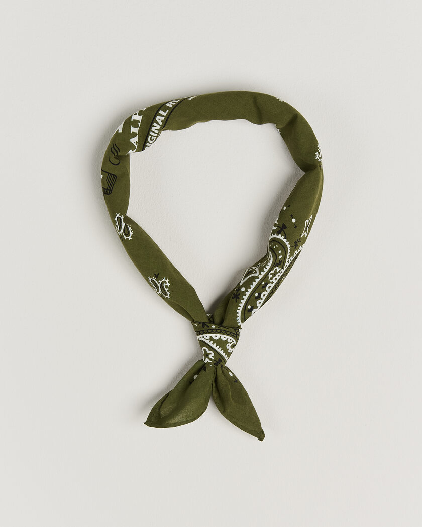 Polo Ralph Lauren Cotton Printed Bandana Supply Olive – Grønn