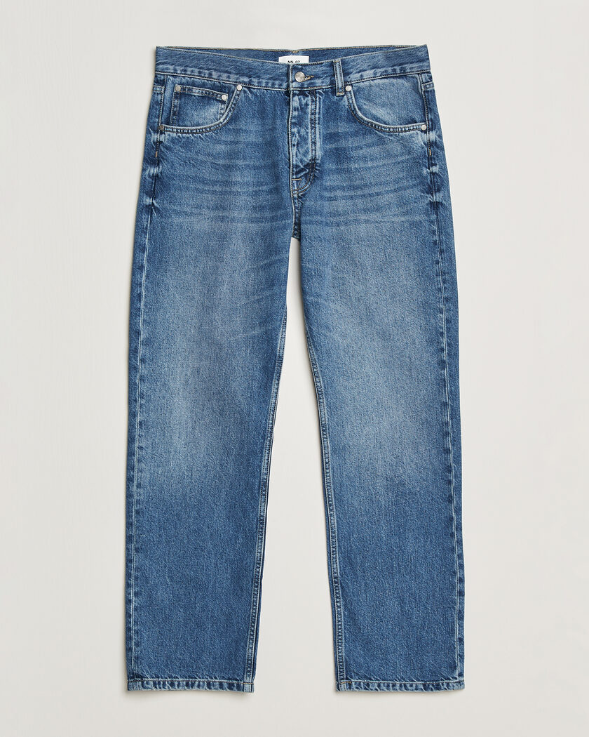 NN07 Sonny Regular Fit Jeans Blue Distressed – Blå